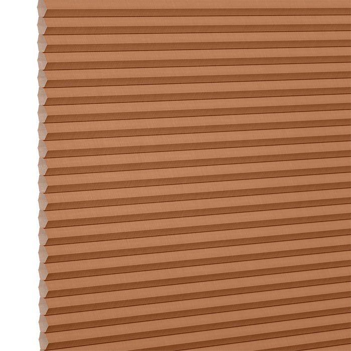 Stoffmuster DUETTE® EL Plain FullTone P34903 in Braun