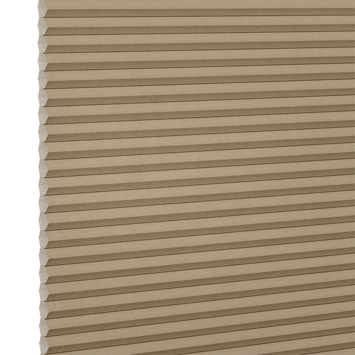 Stoffmuster DUETTE® EL Plain FullTone P34905 in Braun