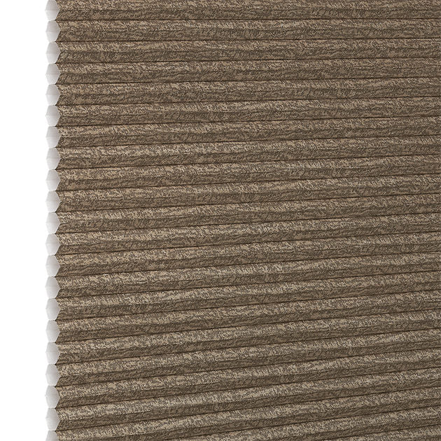 Stoffmuster DUETTE® Elan Metallic Static P33520 in Braun