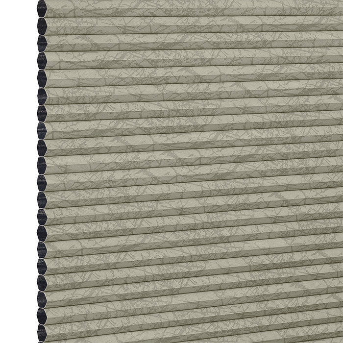 Stoffmuster DUETTE® Fixé Montana Dark P31559 in Grau – abdunkelnd