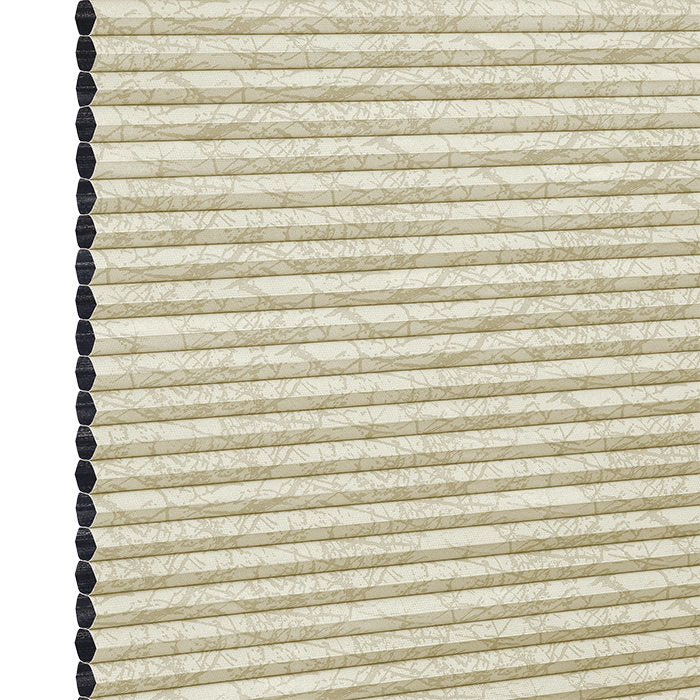 Stoffmuster DUETTE® Montana Dark P31541 in Beige – abdunkelnd