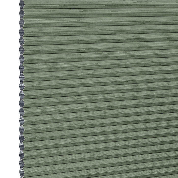 Stoffmuster DUETTE® Vantage Dark P32242 in Grün – abdunkelnd