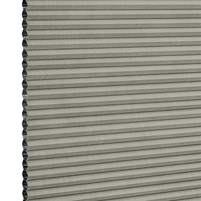 Stoffmuster DUETTE® Fixé Elan Dark P43754 in Beige – abdunkelnd