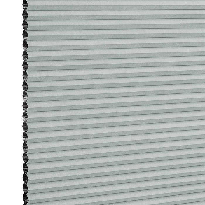 Stoffmuster DUETTE® Fixé Elan Dark P43752 in Grau – abdunkelnd