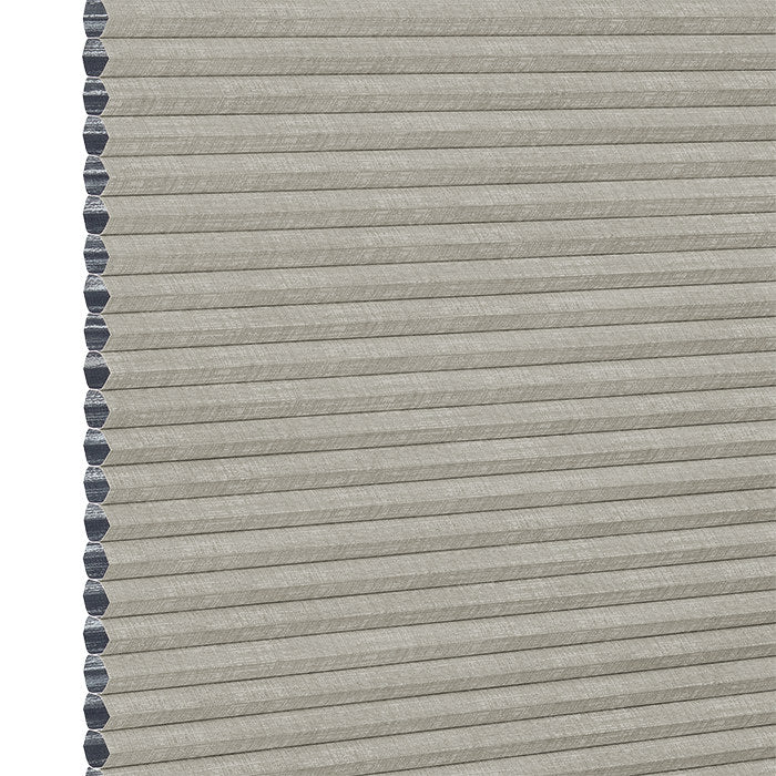 Stoffmuster DUETTE® Linum Dark P33504 in Grau – abdunkelnd