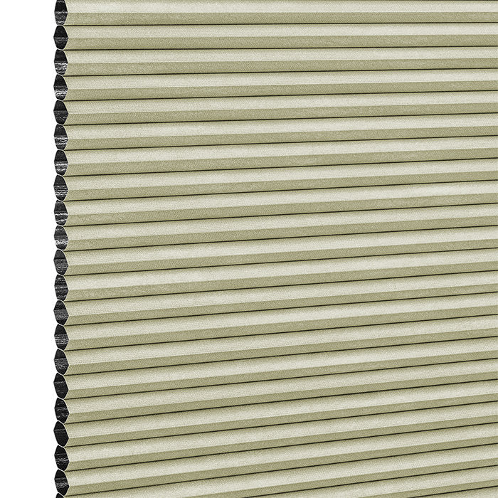 Stoffmuster DUETTE® Unicasa Dark P39113 in Beige – abdunkelnd